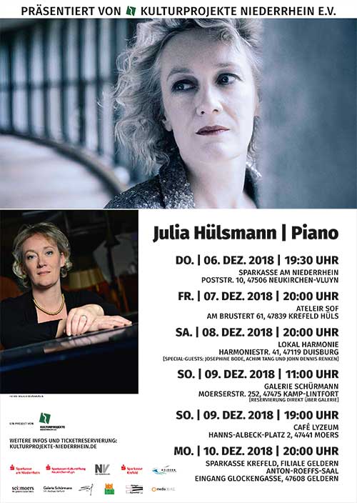 2018 Plakat Julia Hülsmann Tour
